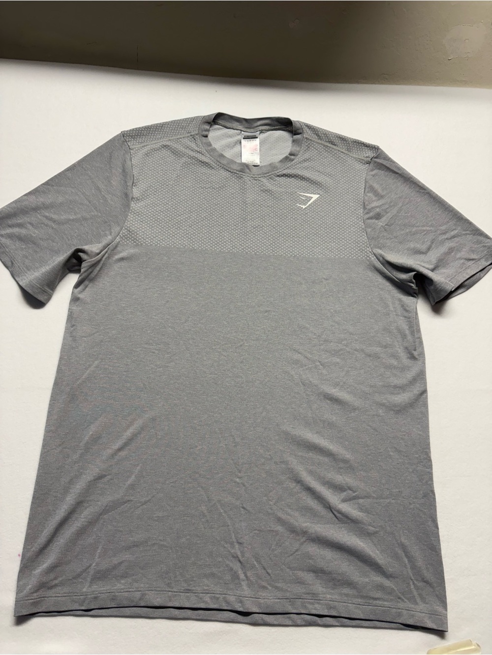 Gymshark Gray Short Sleeve Performance Tee